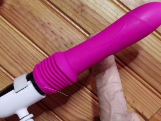 ASMR écoute Moi Jouir Avec Ma Fuck Machine Rose En Action