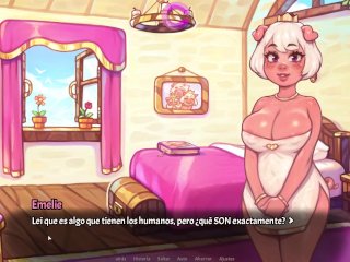 monster girl, cartoon, pink pussy, porn game
