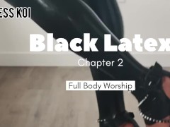 Black Latex Chapter 2 - Screenshot 4 of 16 - Body Worship
