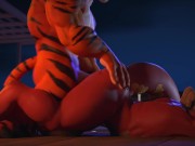 Preview 5 of Gay Furry Tiger fucks Dragon (twitchyAnimation)