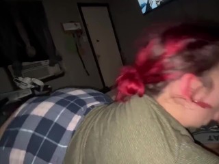 Shaking Ass while Gagging