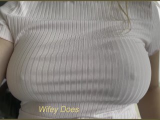 milf braless, babe, verified amateurs, wife tits braless