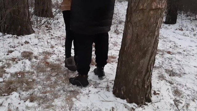 In the forest, a stranger sucked my clitoris - IkaSmokS