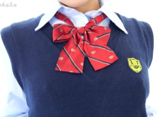 ヌードモデルの制服コスプレ　JAPANESE AMATURE NUDE MODEL