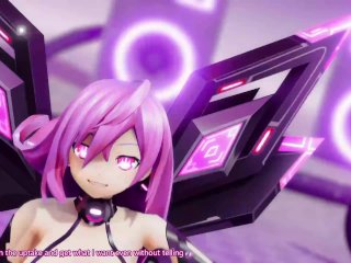 Hyperdimension Neptunia Iris Heart Hentai Undress Dancing Plutia Killer Lady MMD 3D Big Boobs