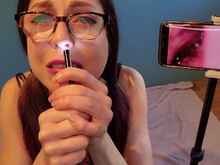 Nerdy Faery Crying, Snot Eating, self Piss Endoscope Play