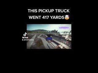 truck, flying, music, vertical video