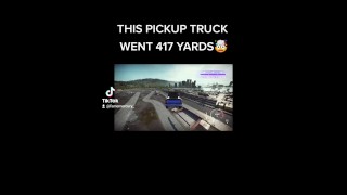 THIS TRUCK WENT FLYING