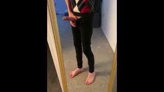 Teen Wearing Tight Jeans Is Happy With His New Look