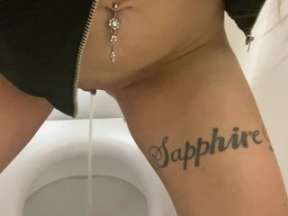 A well deserved big long pee !!