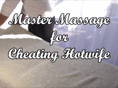 Oil massage for cheating hotwife 1/16
