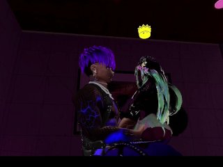 vrchat sex, creampie, step fantasy, vrchat