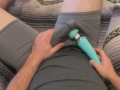 Vibrator on my dick before stroking to finish - Screenshot 8 of 16 - Male Moaning