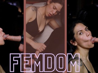 DOMINANTE AVA SUGA E BOMBEIA GALO COMO UM PROFISSIONAL - FEMDOM DIRTY TALK HANDJOB & BJ DA BELA SENHORA