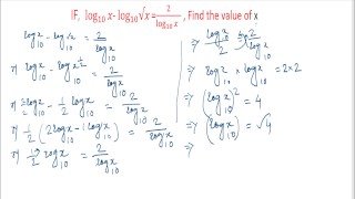 logaritmo Matematica matematica log matematica parte 10