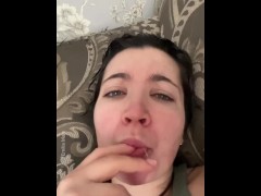 I finger my hairy pussy, taste my juices and spread my holes for you (preview - Emilia Mars)