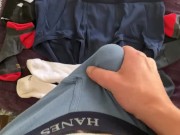 Preview 2 of Rips underwear off to get to his cock