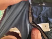 Preview 5 of Rips underwear off to get to his cock