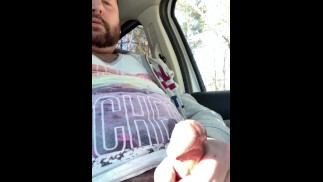 Public car jackoff