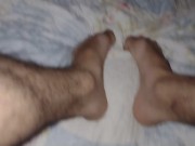 Preview 1 of Foot Fetish, Worshiping my feets on my second room