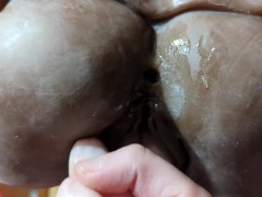 Lesbian dirty talk, teasing and fingering your holes (fleshlight)