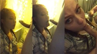 I Shoot Selfie Video during Sucking short Dick