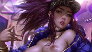 Hentai JOI K DA Akali Puts Your Endurance To The Test League Of Legends Multiple Endings Challenge