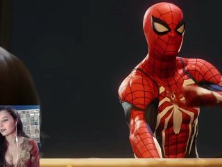 gamer girl, fetish, spider man, marvel