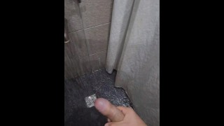Orgasm in the shower