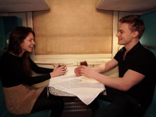 Best comedy in porn history! Meeting on the train ended hot sex. Sirena Milano screenshot number 0
