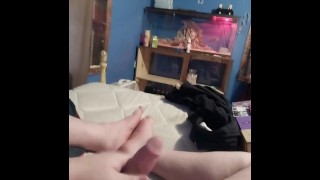 Jacking off while my family is home