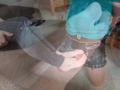 Cuffed Footjob TRailer