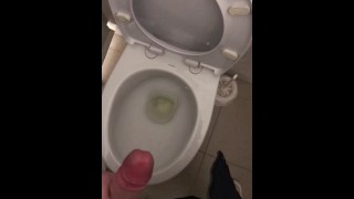 Cumming hard in bathroom