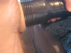Jack Moans - Butt Plug insertion and Fucking my Fleshlights anal sleeve w/ cumshot