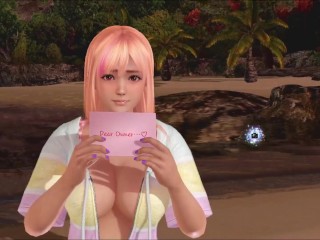 Dead or Alive Xtreme Venus Vacation Honoka День святого Валентина Открытки с позами Фансервис Признательность