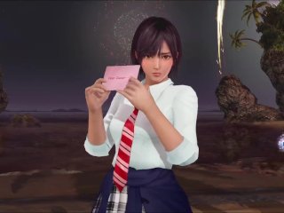 Dead or Alive Xtreme Venus Vacation Nagisa Valentine's Day Pose Cards Fanservice Appreciation