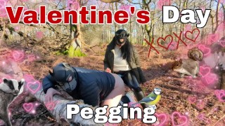 Valentine's Day Femdom In The Woods Surprise Woodland FLR Bondage BDSM FULL VIDEO