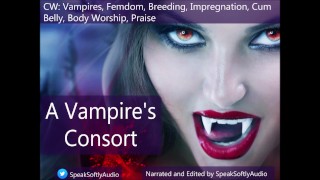 Herm vampier vult je met haar potente sperma f/a