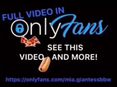 Mia giantess BBW bunny ass worship, buttcrush and dirty talk