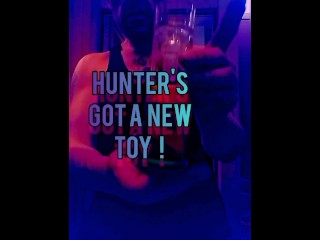 Hunter's new Toy