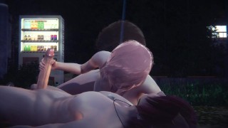 Хентай Final Fantasy - Клэр Секс в парке