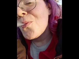 vertical video, chubby, stroking cock, bbw