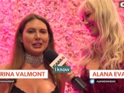 Preview 1 of Naked News' Marina Valmont answers "hard" questions | Saddle Up!