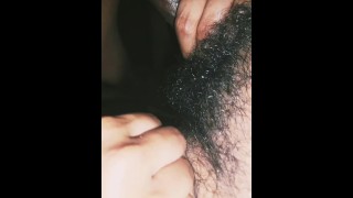 Tamil Girl Sucking An Unshaven Man's Cock