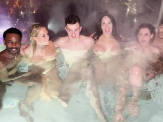 group, orgy, big tits, latina