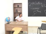 Preview 1 of A Milf and a student - Sccisoring -Teens - My teacher and me - Min Galilea ft Roxana Caputo