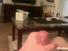 Be My Cumslut? White boy Makes a Sweet Sticky mess for You for Valentine’s Day