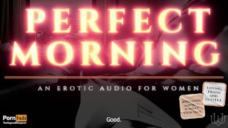 Una mañana perfecta con padrastro - Cría lujuriosa (audio erótico para mujeres) [M4F]
