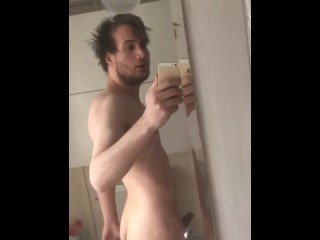 Watching myself Masturbating in the Mirror