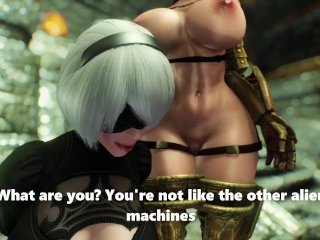 anime, verified amateurs, nier automata, skyrim